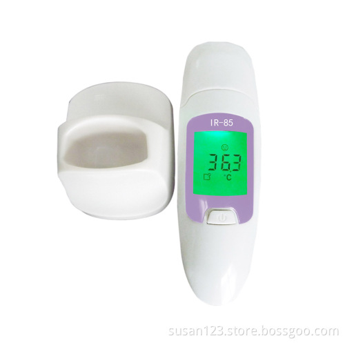 Safely care digital Non-contact Infrared Forehead Body Thermometer Three-color Backlight